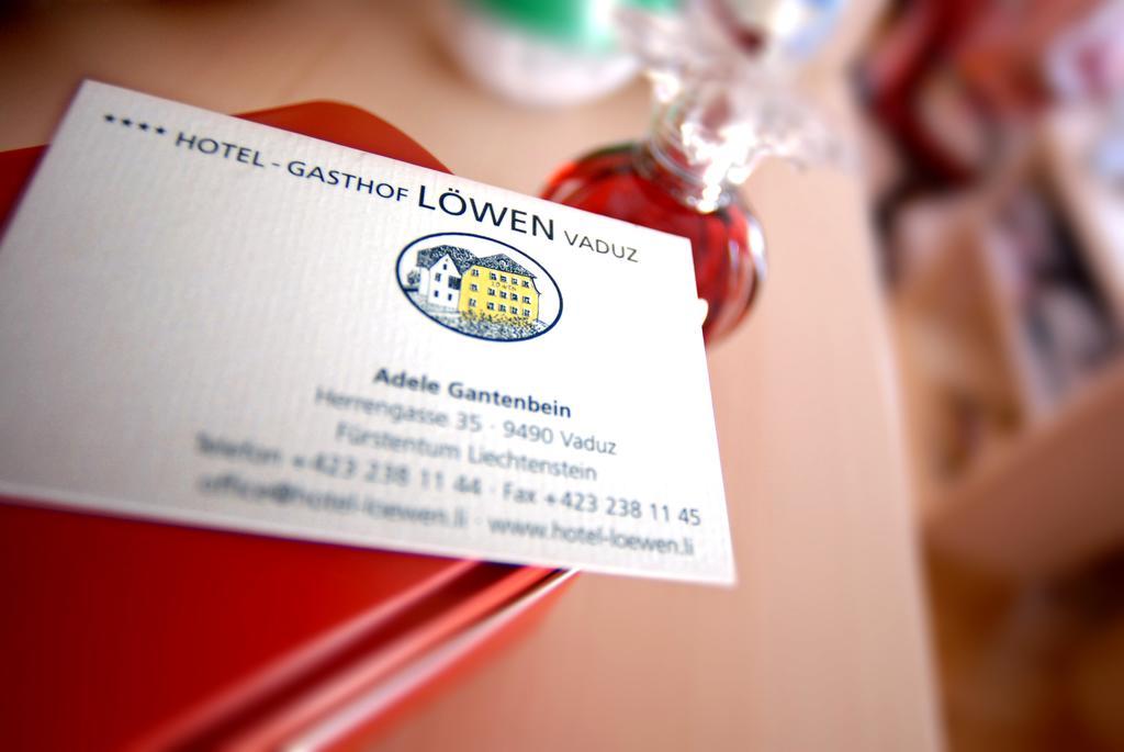 Hotel Gasthof Loewen Vaduz Exterior photo